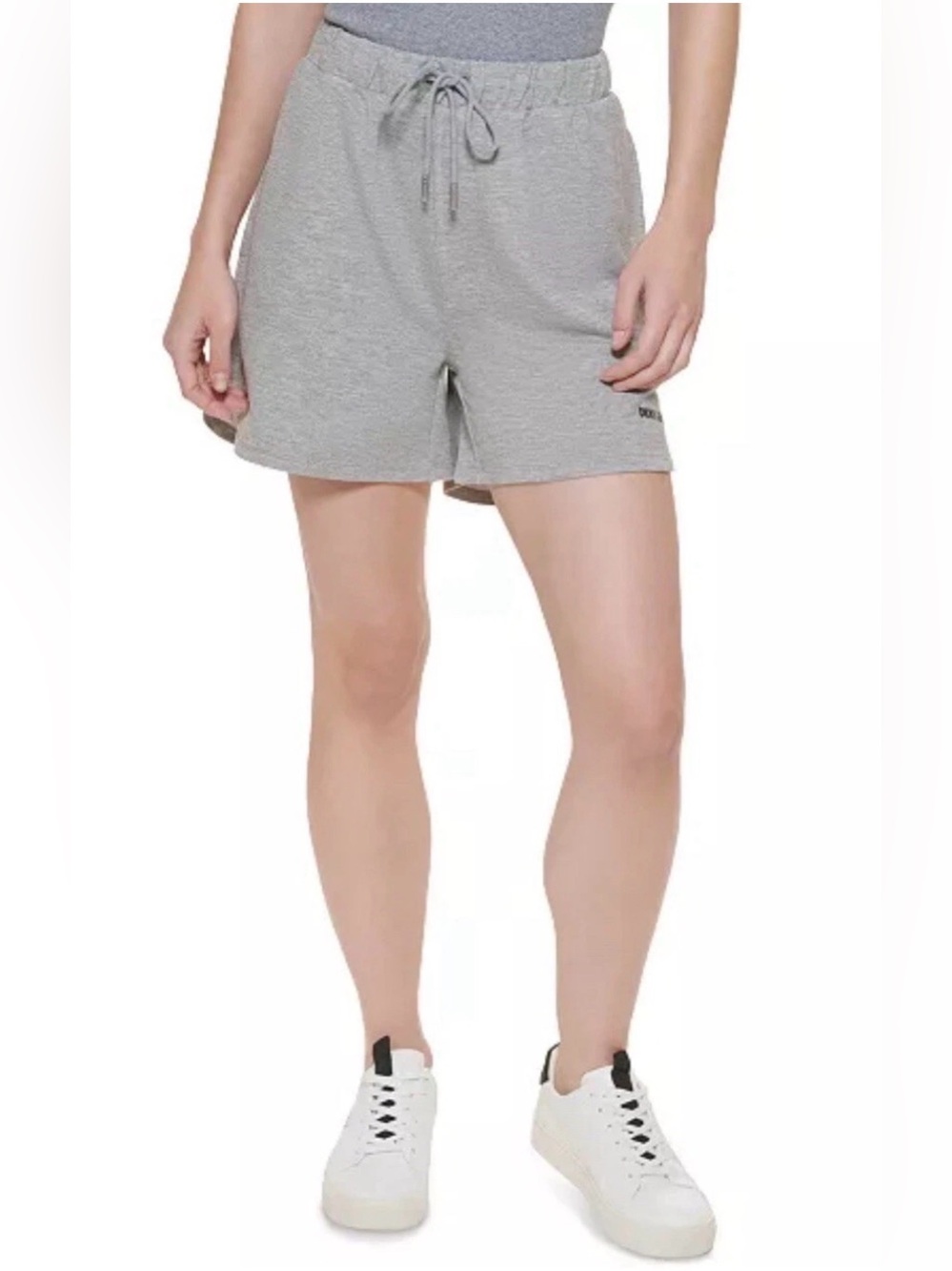 Dkny Jeans Womens Pull-On Drawstring Shorts in Avenue Grey, Size XL, $49